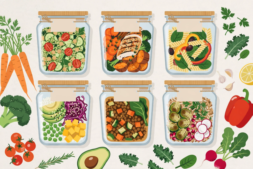 Meal prep containers for the week for beginners