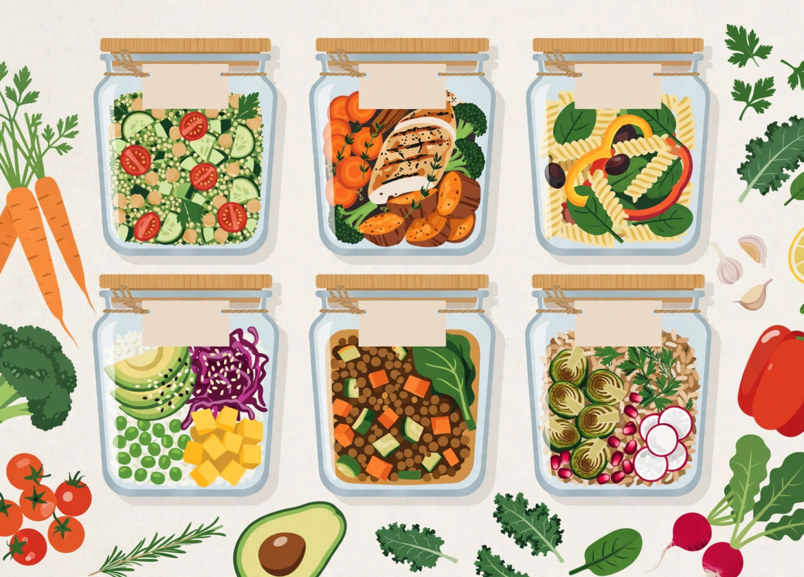Meal prep containers for the week for beginners